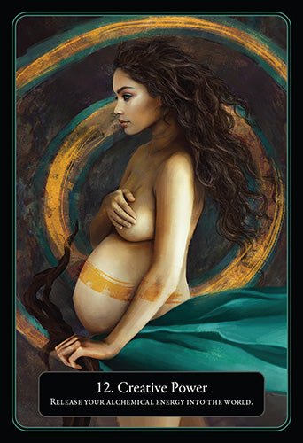 The Lantern Oracle card illuminating the deck's rich colour palette — Eternal Spirit