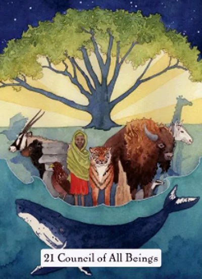 The Witches' Wisdom Tarot card offering a glimpse of the deck's sacred imagery — Eternal Spirit