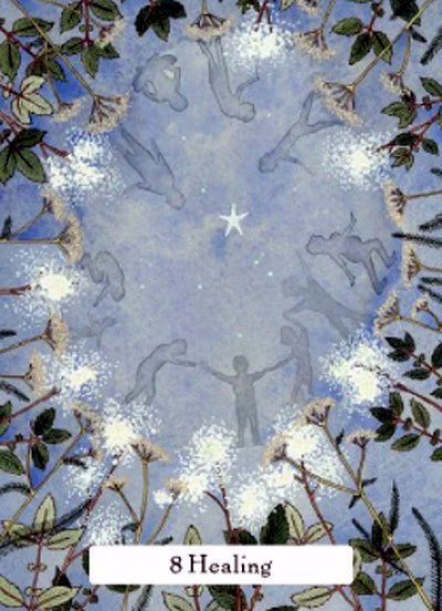 The Witches' Wisdom Tarot card displaying the deck's hand-painted illustrations — Eternal Spirit