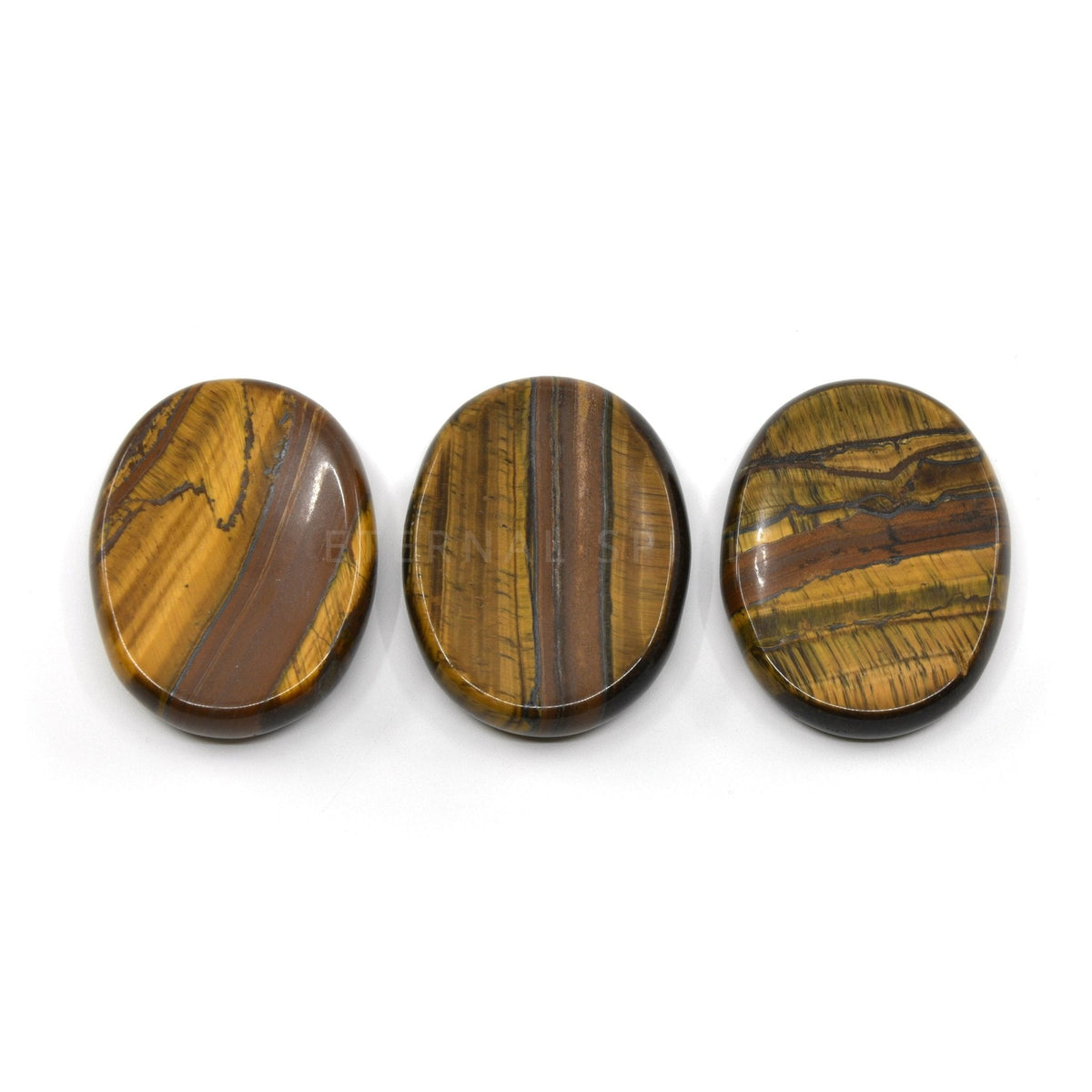mossy green Unakite thumb worry stone — Eternal Spirit