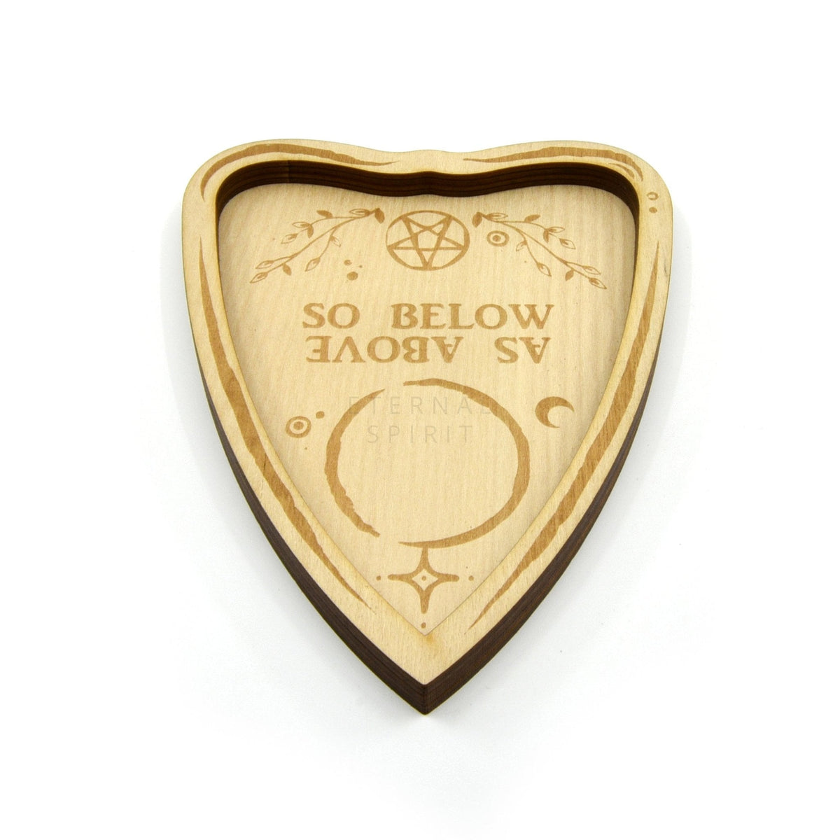 Gold Celestial trinket dish with intricate engraved detail — Eternal Spirit