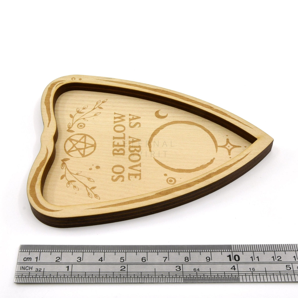 Gold Celestial trinket dish, from above showing full pattern — Eternal Spirit