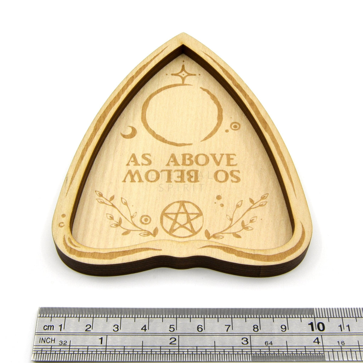 Gold Celestial trinket dish, angled side profile — Eternal Spirit