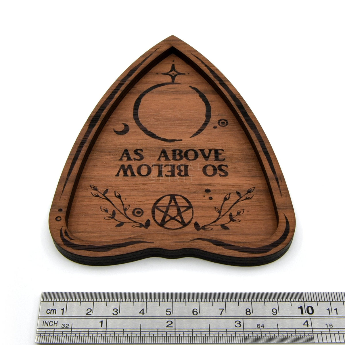 Brown Celestial trinket dish, from above showing full pattern — Eternal Spirit