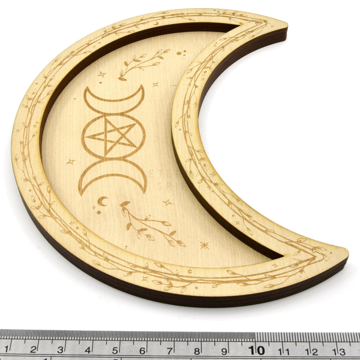 Gold Moon trinket dish, from above showing full pattern — Eternal Spirit