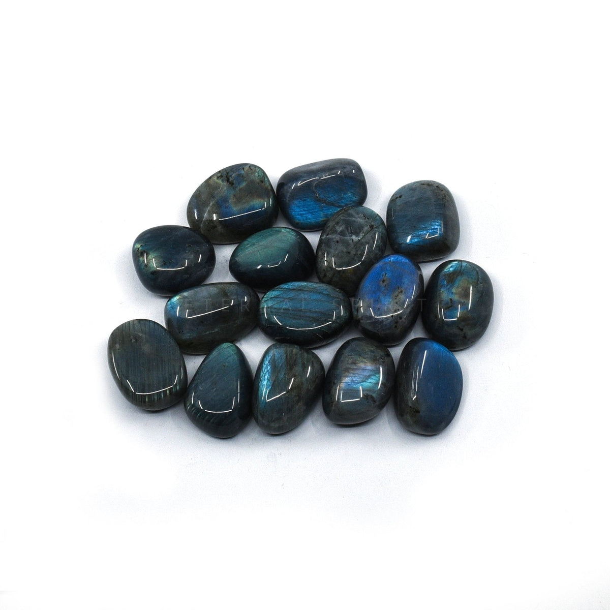 collection of polished Labradorite tumble stones — Eternal Spirit