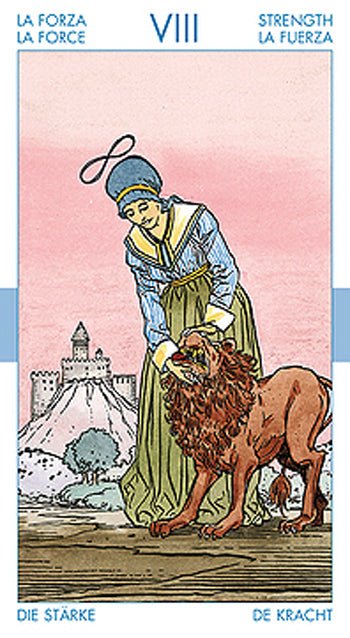 Tarot Kit for Beginners card portraying the deck's otherworldly aesthetic — Eternal Spirit