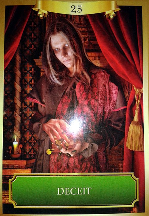 Energy Oracle card portraying the deck's otherworldly aesthetic — Eternal Spirit