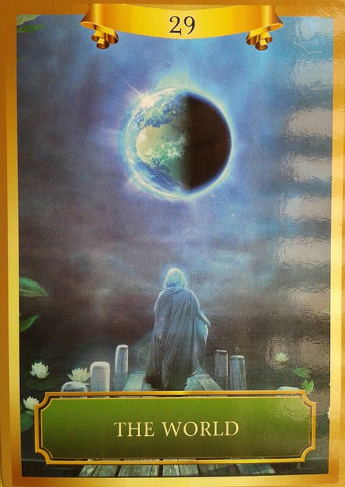Energy Oracle card demonstrating the deck's inspired artistry — Eternal Spirit