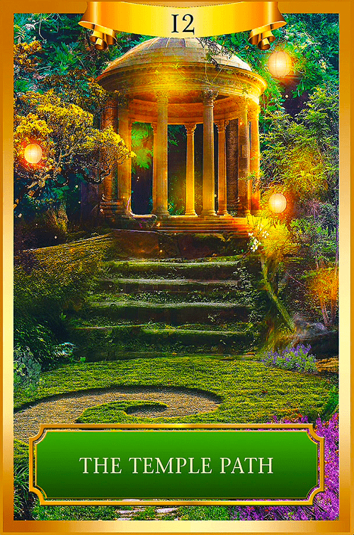 Energy Oracle card showcasing the deck's evocative imagery — Eternal Spirit