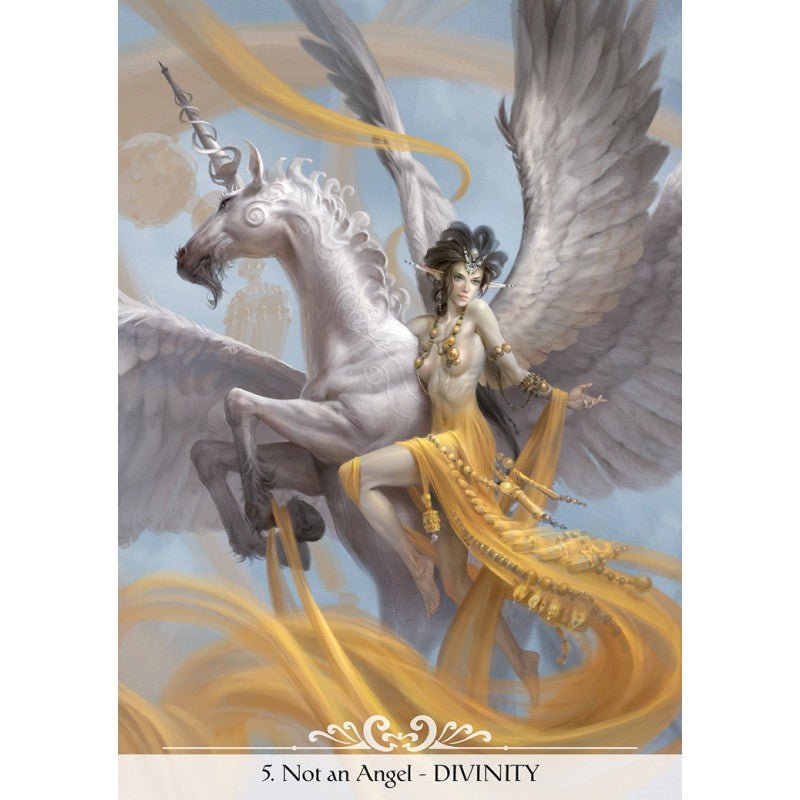 Unicorns Oracle card celebrating the deck's unique visual language — Eternal Spirit