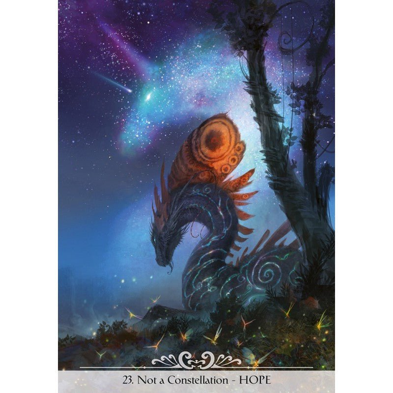 Unicorns Oracle card revealing the deck's mystical artwork — Eternal Spirit