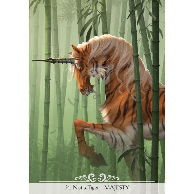 Unicorns Oracle card showcasing the deck's evocative imagery — Eternal Spirit