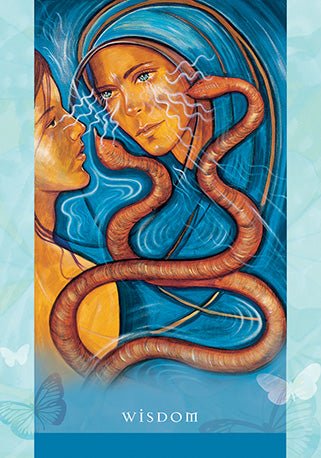 Universal Wisdom Oracle card highlighting the deck's symbolic art — Eternal Spirit