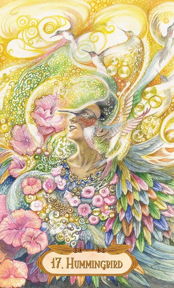 Winged Enchantment Oracle card portraying the deck's otherworldly aesthetic — Eternal Spirit
