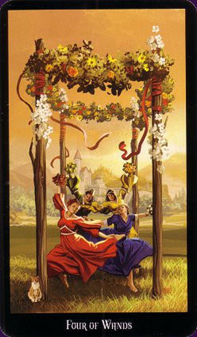 Witches Tarot card reflecting the deck's transcendent artwork — Eternal Spirit