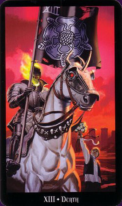 Witches Tarot card portraying the deck's otherworldly aesthetic — Eternal Spirit