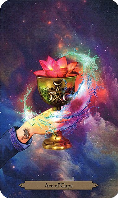 Wizards Tarot card exhibiting the deck's transformative card art — Eternal Spirit