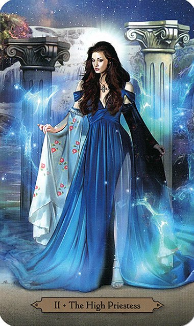 Wizards Tarot card displaying the deck's hand-painted illustrations — Eternal Spirit
