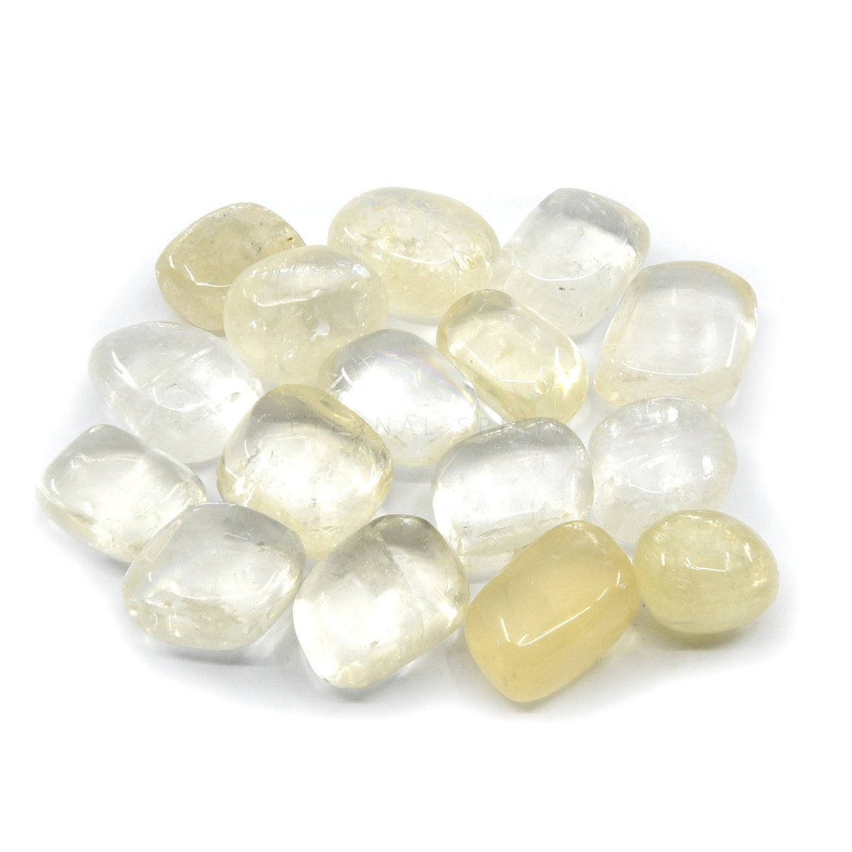 collection of polished Calcite (Yellow) tumble stones — Eternal Spirit