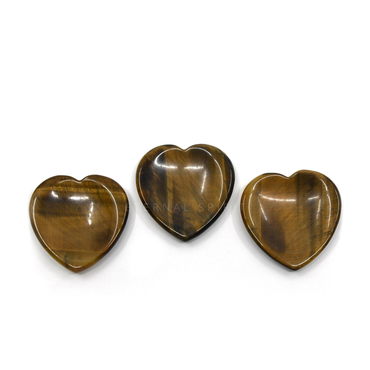 Natural crystal heart-shaped worry stone, variant 8 — Eternal Spirit
