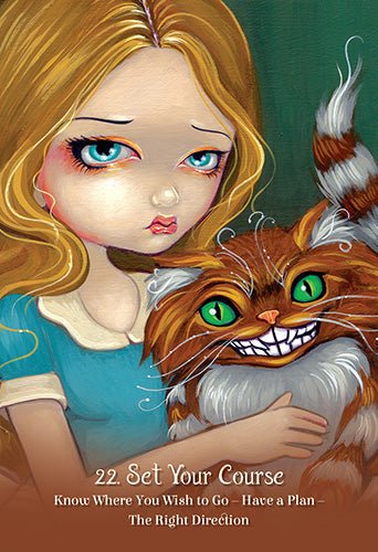 Alice the Wonderland Oracle card exhibiting the deck's transformative card art — Eternal Spirit