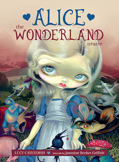 Alice the Wonderland Oracle box with big-eyed Alice and white rabbit by Lucy Cavendish — Eternal Spirit