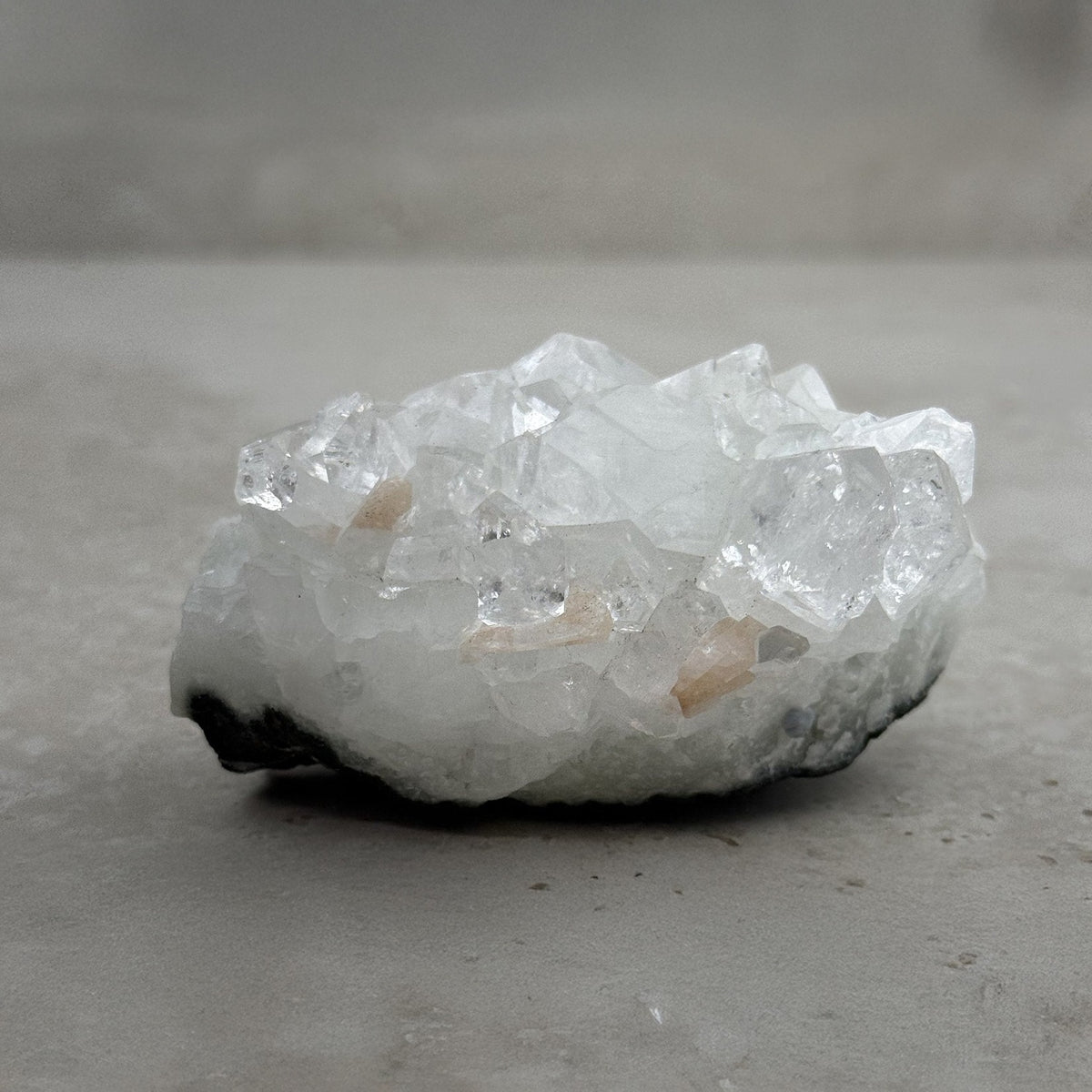 Apophyllite Crystal Cluster, 4.5 x 8.5 x 5cm, alternate angle — Eternal Spirit