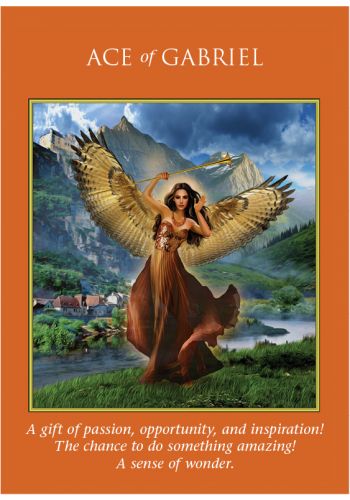 Archangel Power Tarot card featuring the deck's enchanting card art — Eternal Spirit