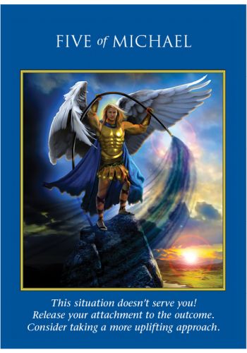 Archangel Power Tarot card portraying the deck's otherworldly aesthetic — Eternal Spirit