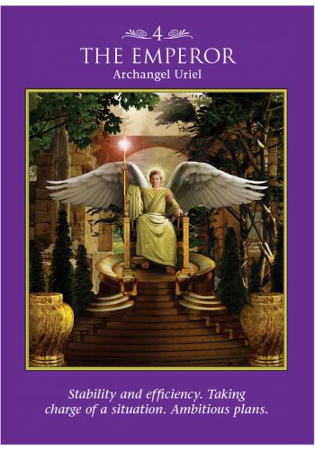 Archangel Power Tarot card showing the deck's detailed artistic vision — Eternal Spirit