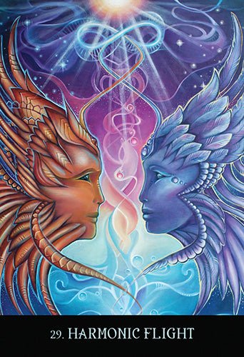 Beyond Lemuria Oracle card highlighting the deck's symbolic art — Eternal Spirit