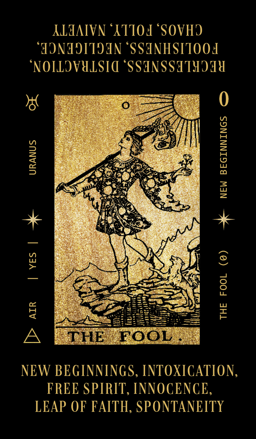 Solis Divinity Tarot (Black & Gold Edition) card illuminating the deck's rich colour palette — Eternal Spirit
