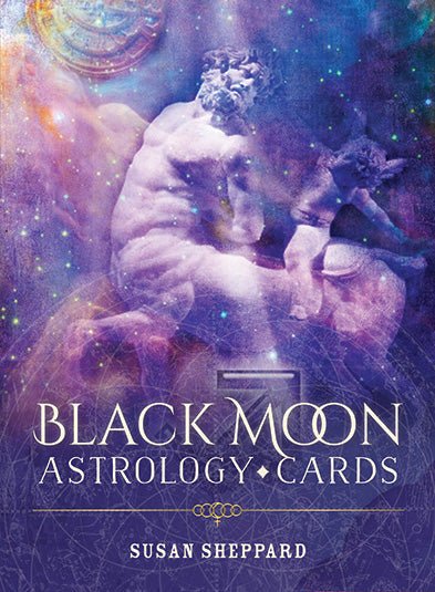 Black Moon Astrology Oracle box with mystical eye and cosmic swirl — Eternal Spirit