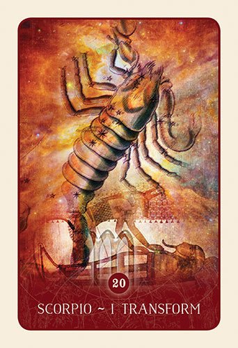 Black Moon Astrology Oracle card reflecting the deck's transcendent artwork — Eternal Spirit