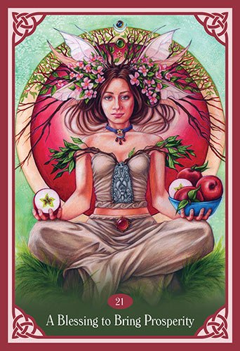 Blessed Be Oracle card demonstrating the deck's inspired artistry — Eternal Spirit