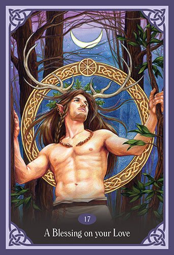 Blessed Be Oracle card exhibiting the deck's transformative card art — Eternal Spirit