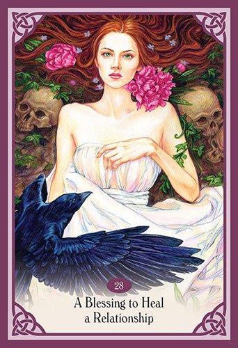 Blessed Be Oracle card celebrating the deck's unique visual language — Eternal Spirit