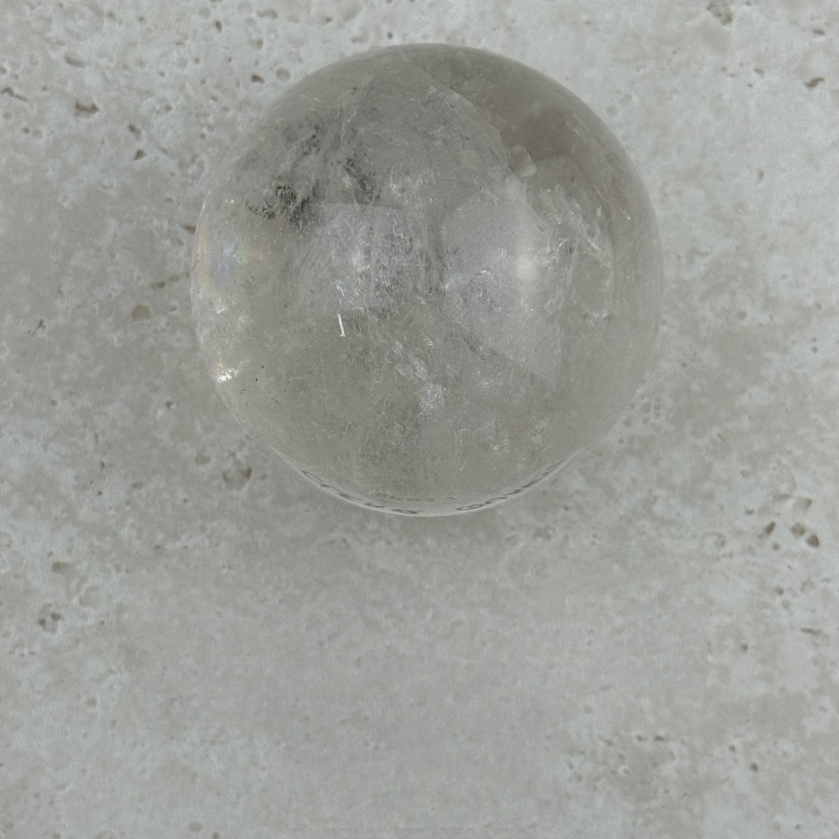 Clear Quartz Crystal Sphere, 6 x 6 x 6cm — Eternal Spirit