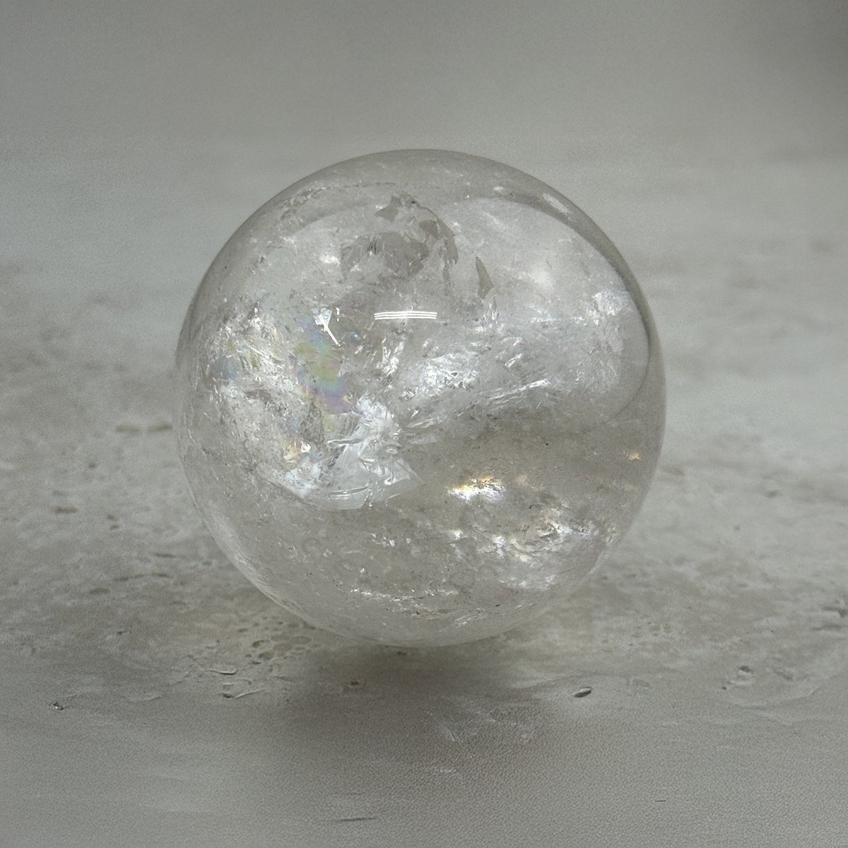 Clear Quartz Crystal Sphere, 6 x 6 x 6cm — Eternal Spirit