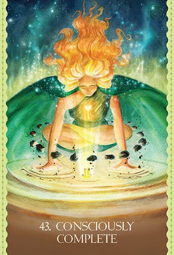 Cosmic Dancer Oracle card highlighting the deck's symbolic art — Eternal Spirit