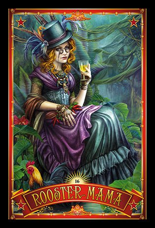Divine Circus Oracle card highlighting the deck's symbolic art — Eternal Spirit