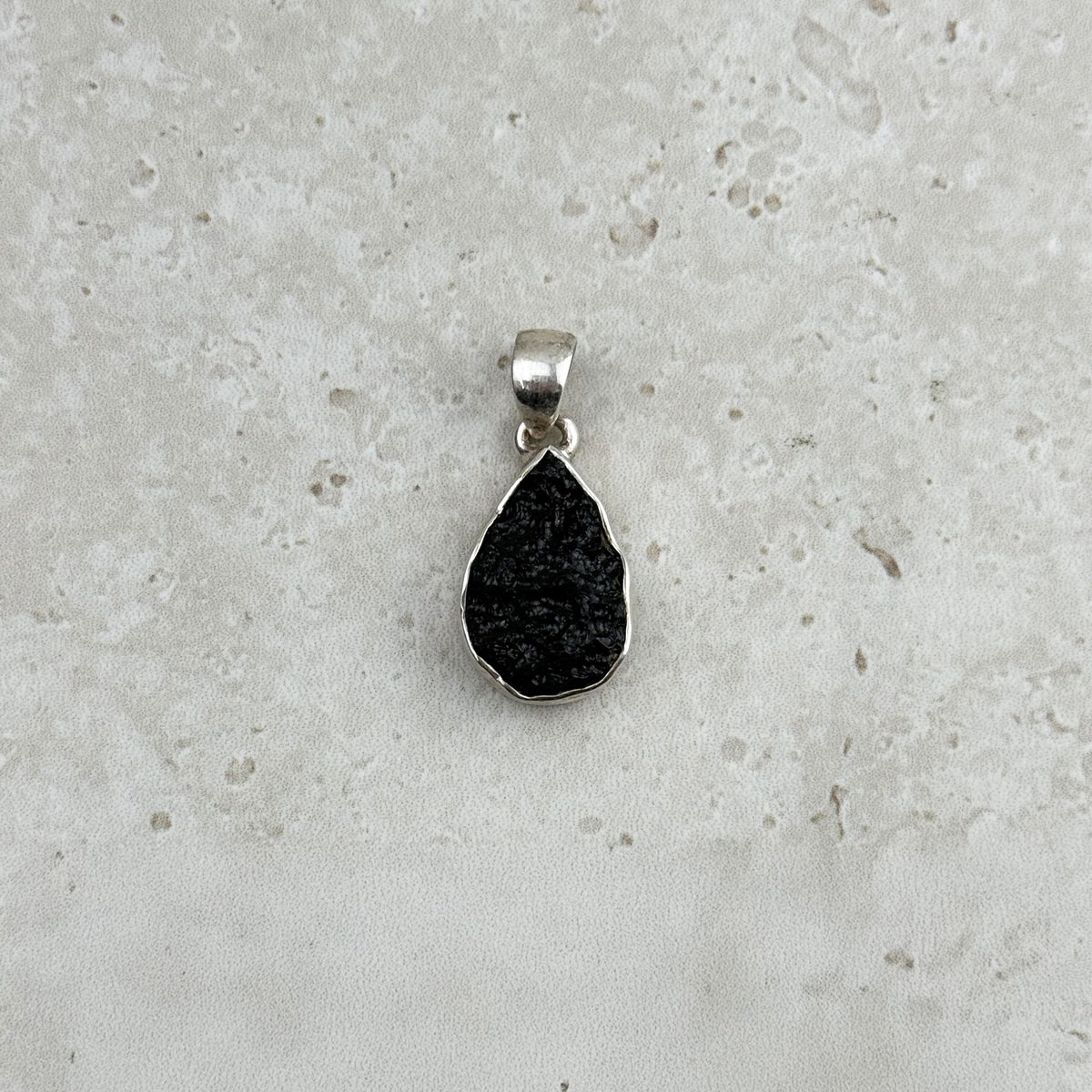 Druzy Tektite Sterling Silver Pendant — Eternal Spirit