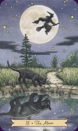 Everyday Witch Tarot card showing the deck's detailed artistic vision — Eternal Spirit