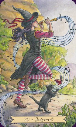 Everyday Witch Tarot card exploring the deck's contemplative imagery — Eternal Spirit
