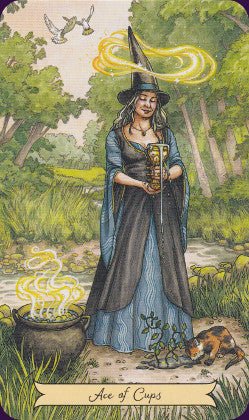 Everyday Witch Tarot card sharing the deck's luminous illustration style — Eternal Spirit
