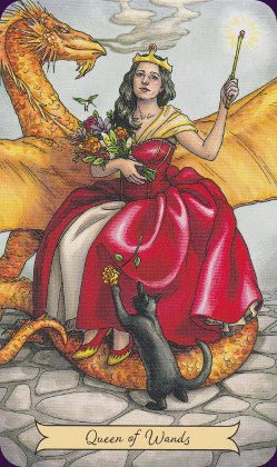 Everyday Witch Tarot card portraying the deck's otherworldly aesthetic — Eternal Spirit