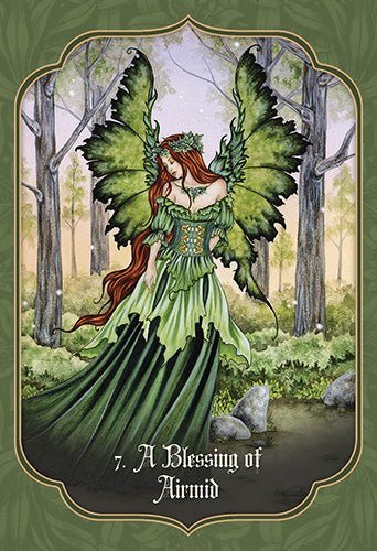 Faery Blessing Oracle card sharing the deck's luminous illustration style — Eternal Spirit