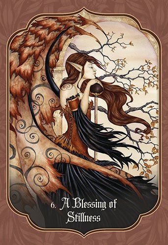 Faery Blessing Oracle card revealing the deck's deeply layered symbolism — Eternal Spirit