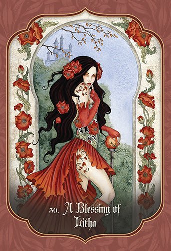 Faery Blessing Oracle card demonstrating the deck's inspired artistry — Eternal Spirit
